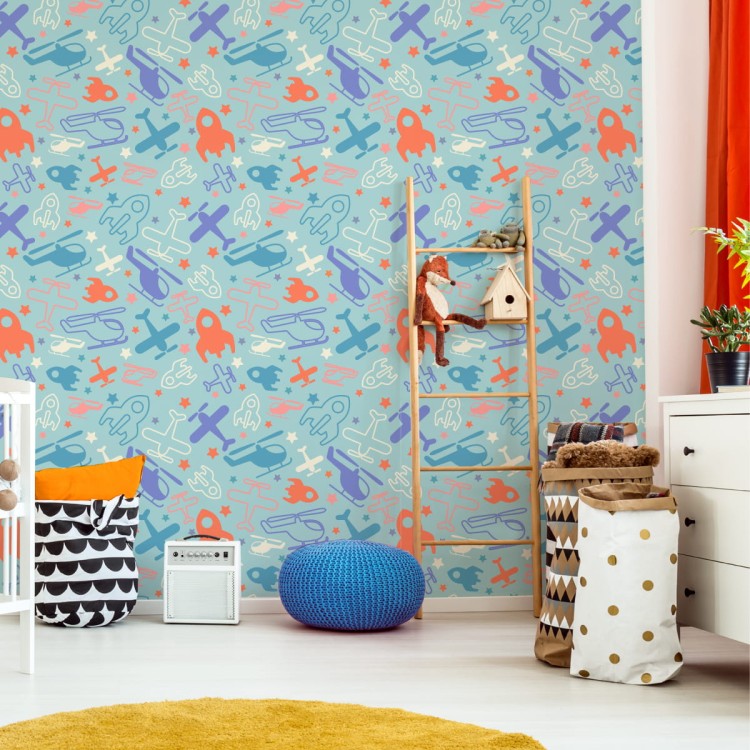 Tapeta Bajkowe Rakiety, Samoloty I Helikoptery