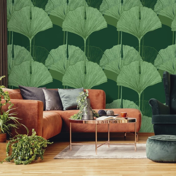 Tapeta Zielone Liście