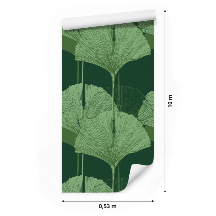 Tapeta Zielone Liście