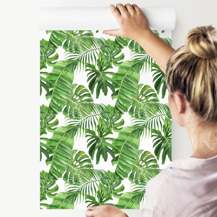 Tapeta Zielone Liście