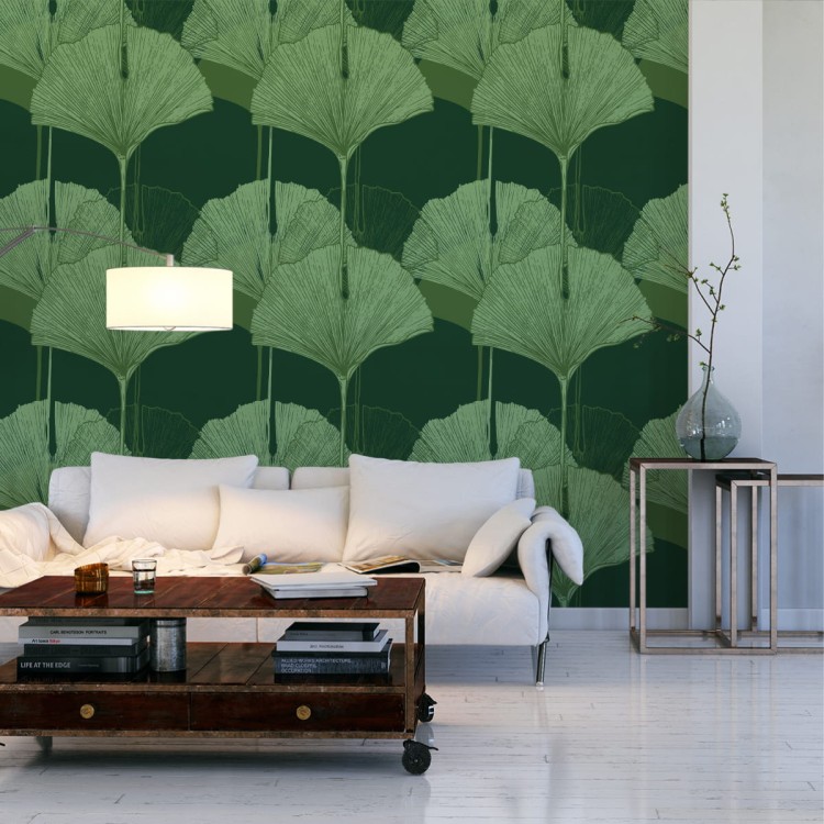 Tapeta Zielone Liście