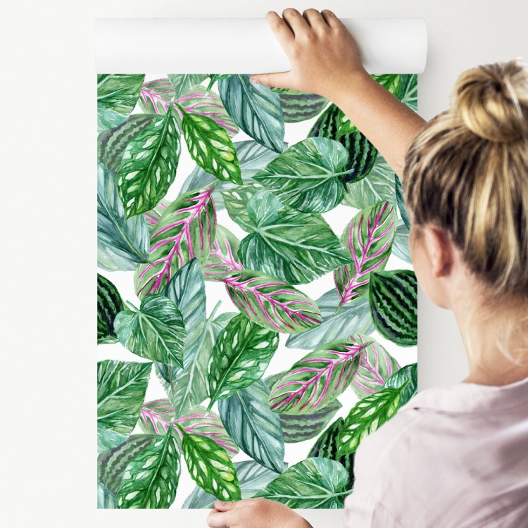 Tapeta Zielone Liście