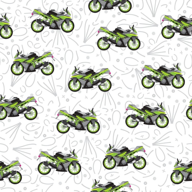 Tapeta Nowoczesne Motocykle Z Wzorkami