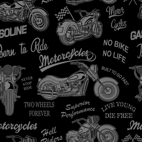 Tapeta Motocykle Vintage Z Napisami
