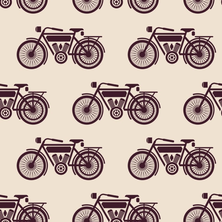 Tapeta Szkice Motocyklów Vintage
