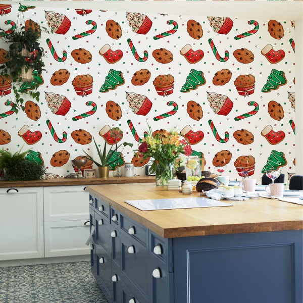 Tapeta Świąteczne Słodycze