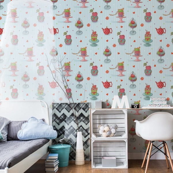 Tapeta Kolorowe Wypieki Cukiernicze