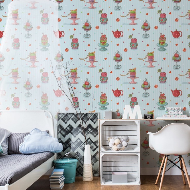 Tapeta Kolorowe Wypieki Cukiernicze