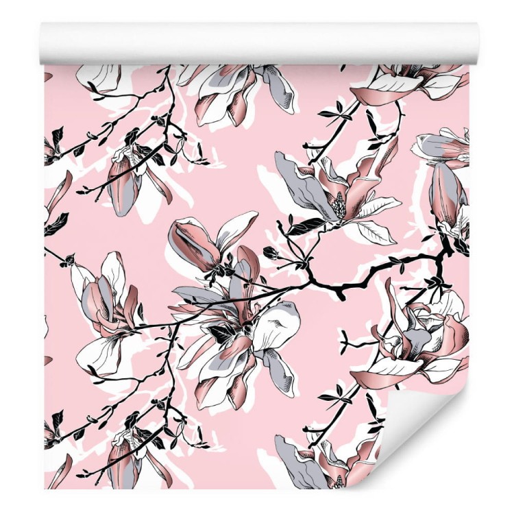 Tapeta Pastelowe Kwiaty Magnolii