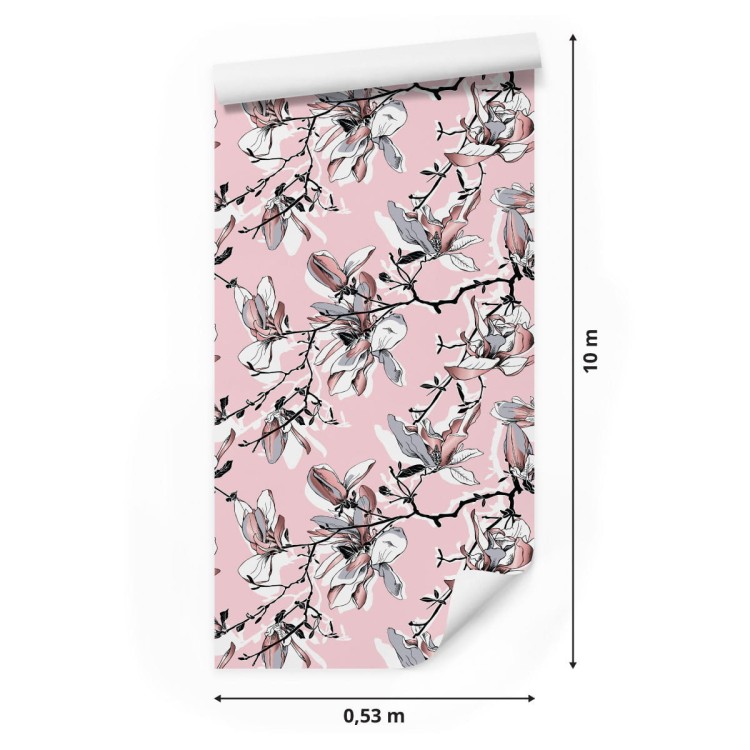 Tapeta Pastelowe Kwiaty Magnolii