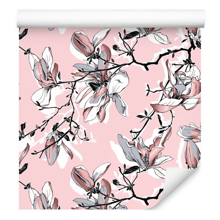 Tapeta Pastelowe Kwiaty Magnolii