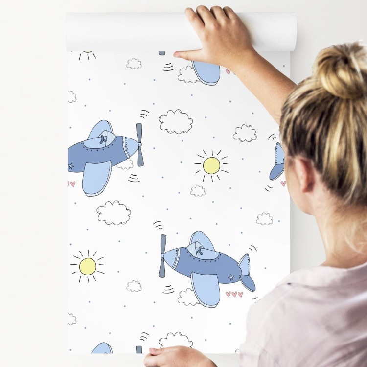 Tapeta Bajkowe Samoloty Na Niebie