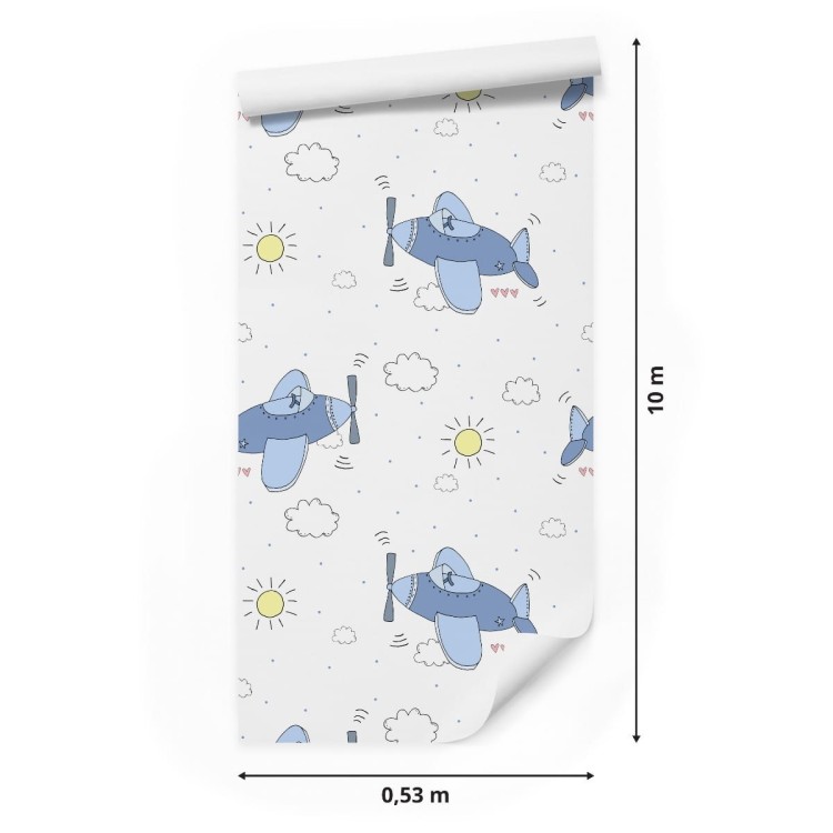 Tapeta Bajkowe Samoloty Na Niebie