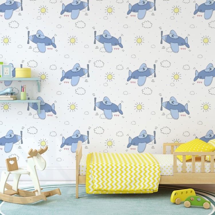 Tapeta Bajkowe Samoloty Na Niebie