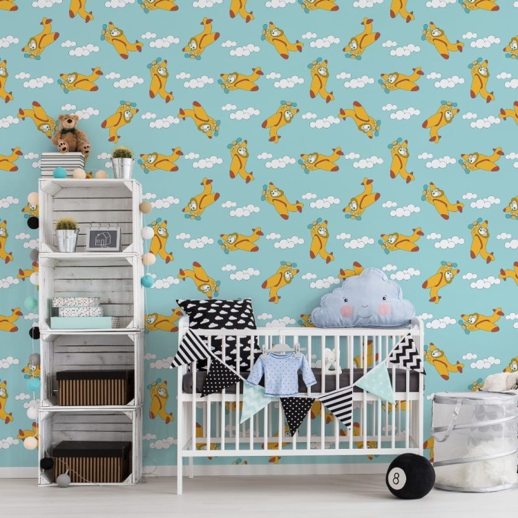 Tapeta Bajkowe Samoloty