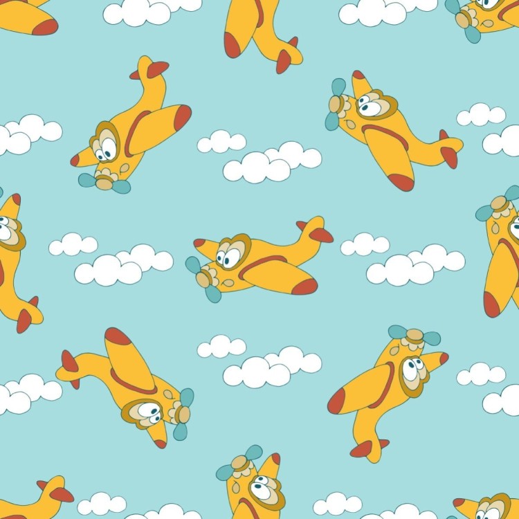 Tapeta Bajkowe Samoloty