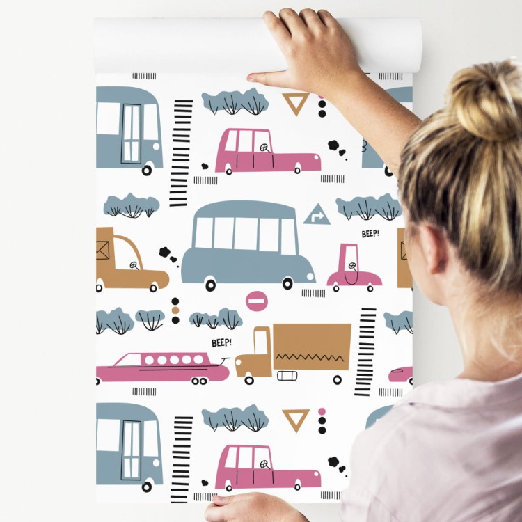 Tapeta Ciężarówki Na Drodze