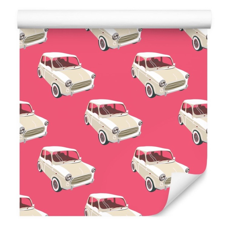Tapeta Dla Dzieci - Kultowe Auta W Stylu Retro