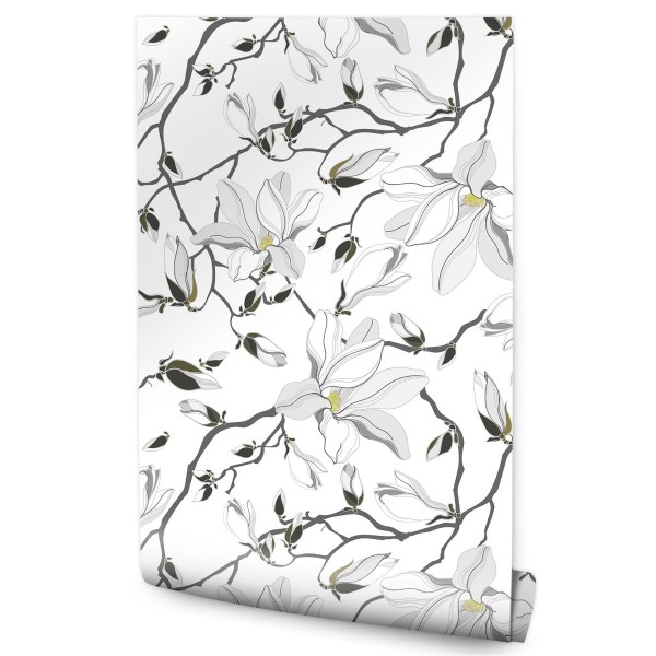 Tapeta Białe Magnolie