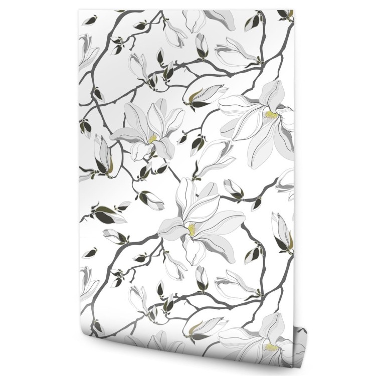 Tapeta Białe Magnolie