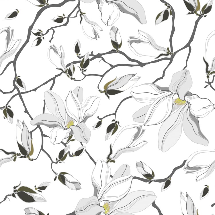 Tapeta Białe Magnolie