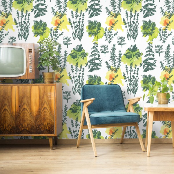 Tapeta Zielone Rośliny Lawenda