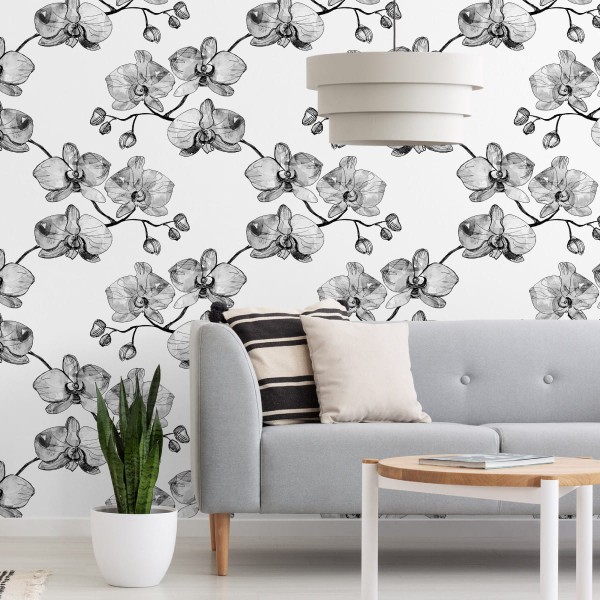 Tapeta Do Salonu Storczyki Kwiaty Orchidea Natura