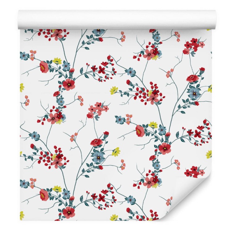 Tapeta Kwiatowy Wzór Akwarela