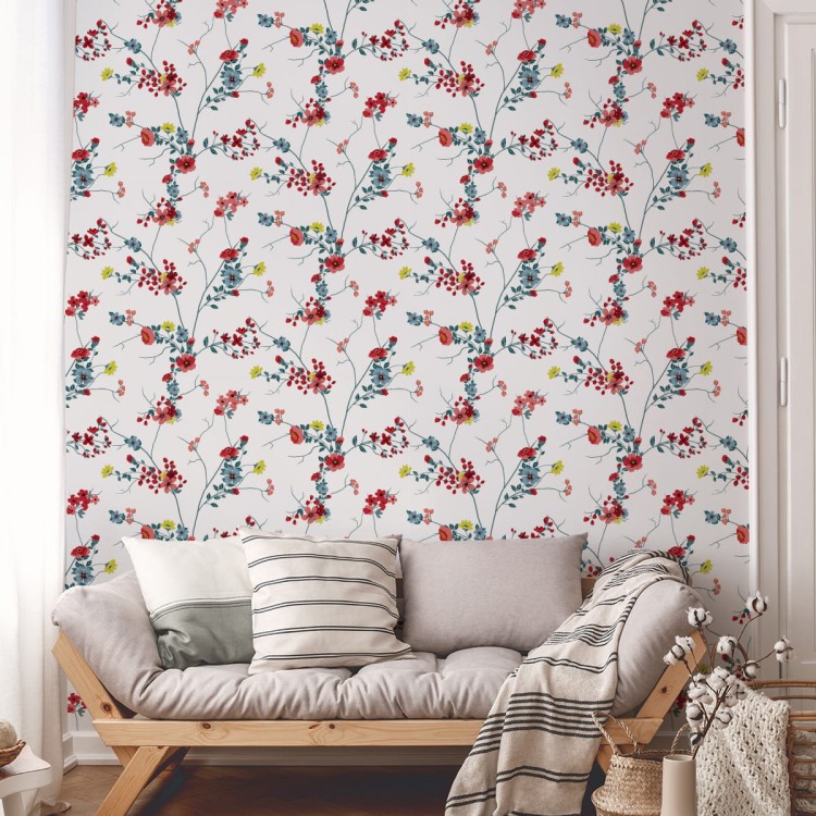 Tapeta Kwiatowy Wzór Akwarela