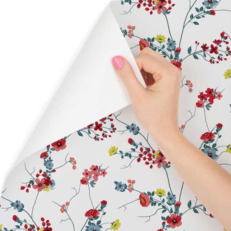 Tapeta Kwiatowy Wzór Akwarela