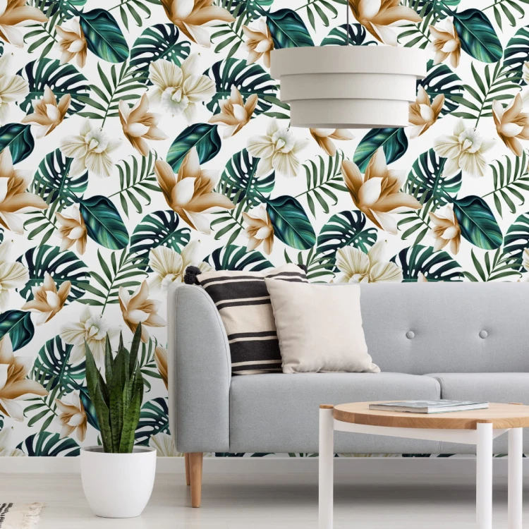 Tapeta Kwiaty W Stylu Retro