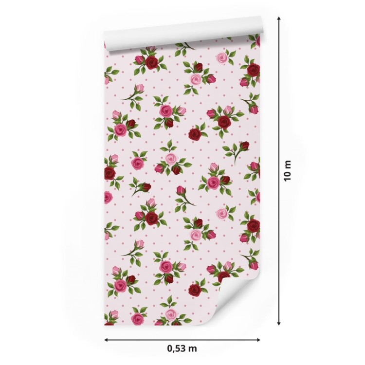 Tapeta Róże W Stylu Vintage