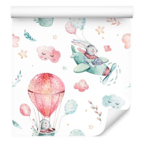 Tapeta Króliki W Samolocie