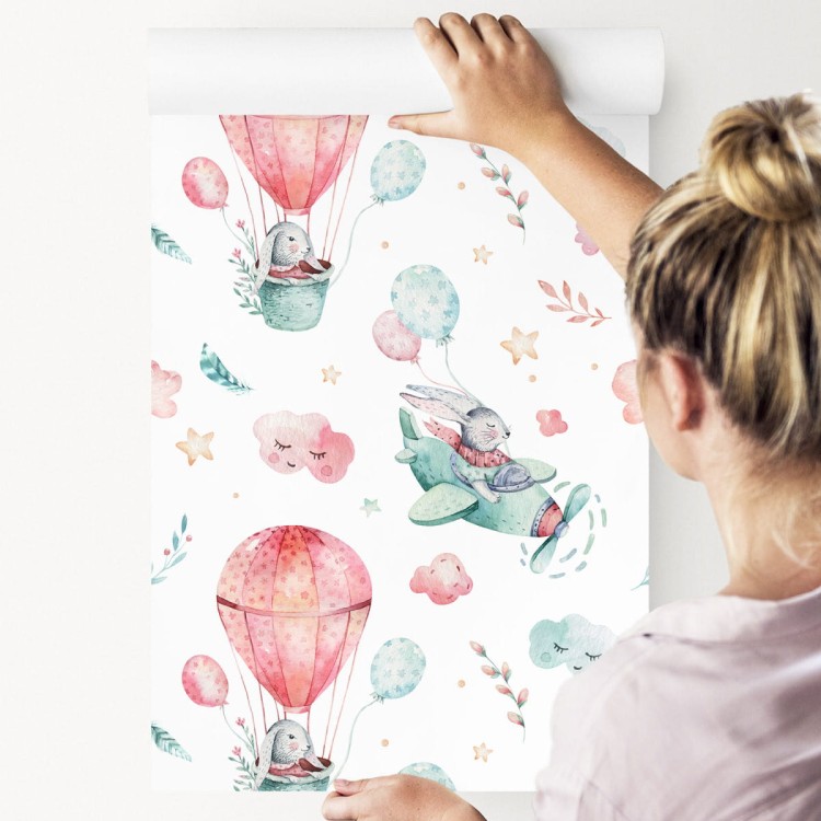 Tapeta Króliki W Samolocie