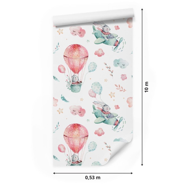 Tapeta Króliki W Samolocie