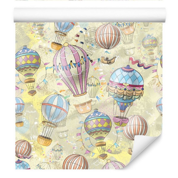 Tapeta Balony W Pastelowych Kolorach