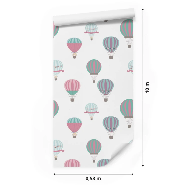 Tapeta Kolorowe Pojazdy Balony