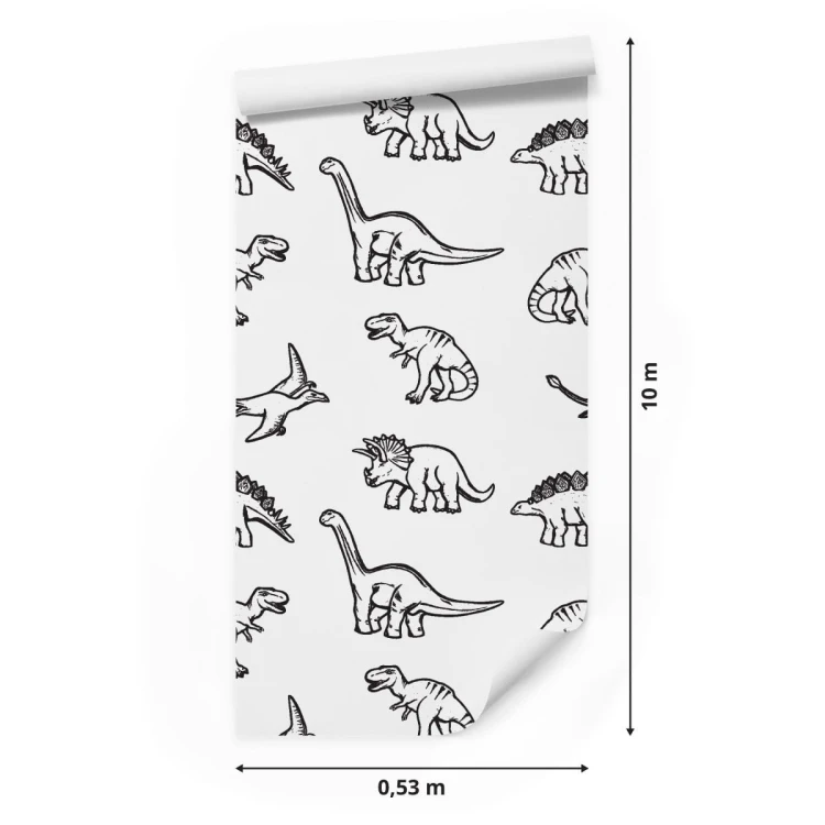 Tapeta Dla Dzieci W Dinozaury, Zwierzęta