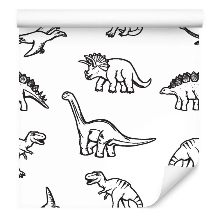 Tapeta Dla Dzieci W Dinozaury, Zwierzęta