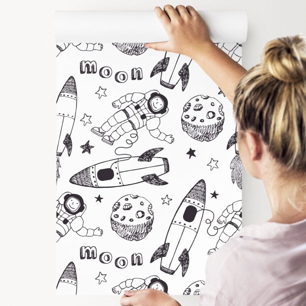 Tapeta Kosmonauci Wśród Gwiazd