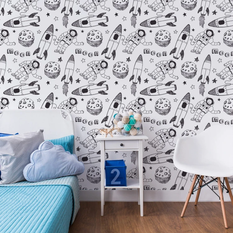 Tapeta Kosmonauci Wśród Gwiazd