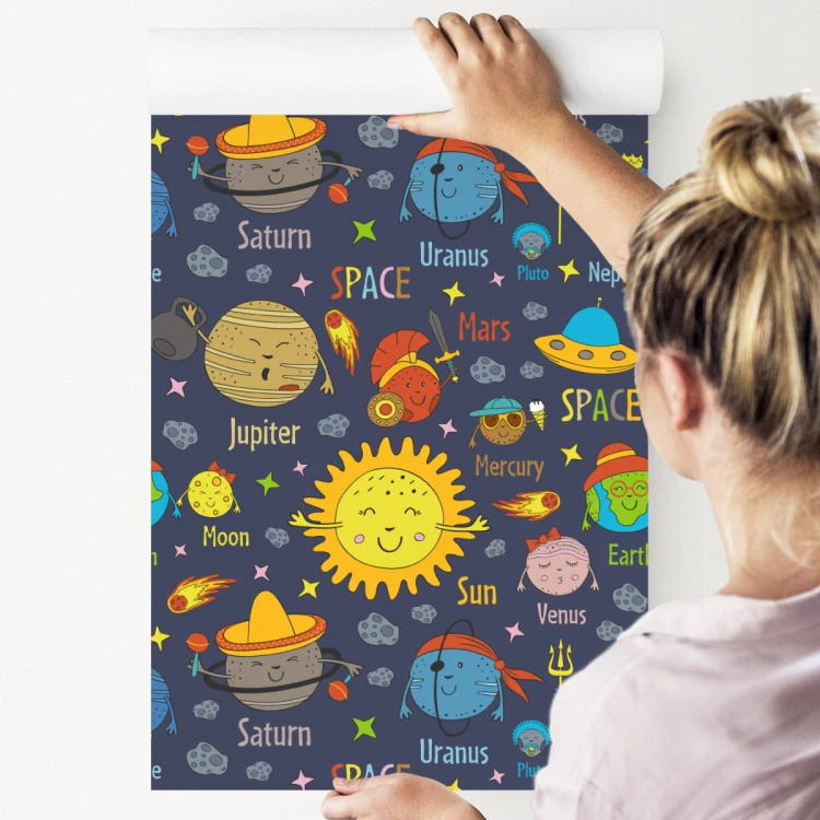 Tapeta Planety Słońce I Ufo