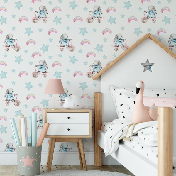 Tapeta Gwiazdy I Króliki