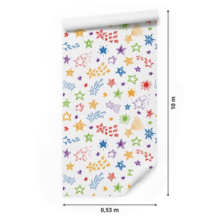 Tapeta Dla Dzieci – Spadające Gwiazdy