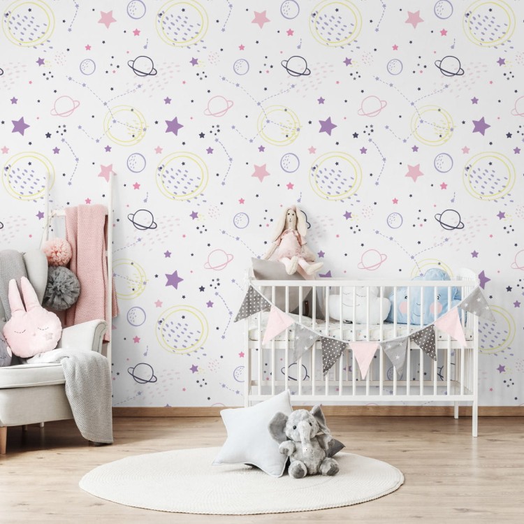 Tapeta Dla Dzieci – Gwiazdki I Planety