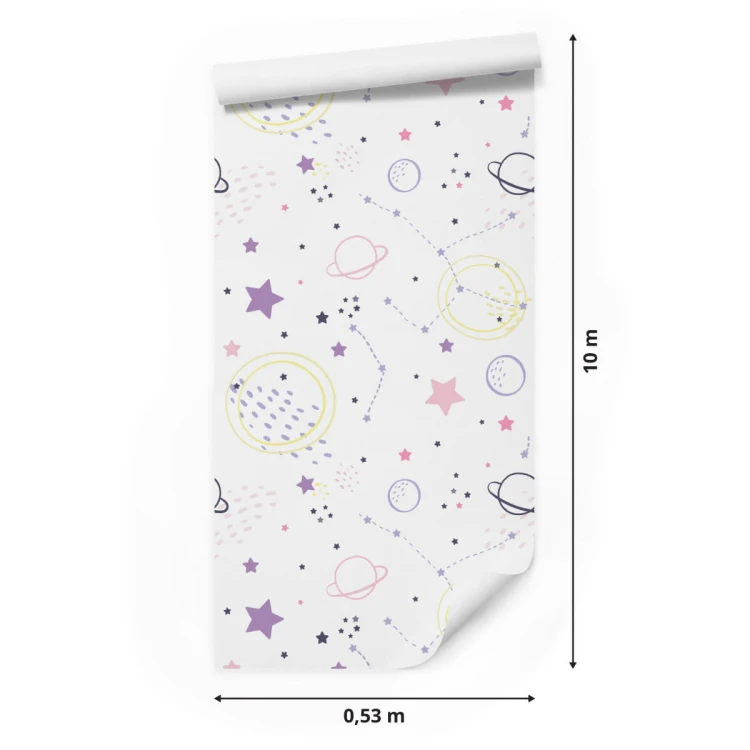 Tapeta Dla Dzieci – Gwiazdki I Planety