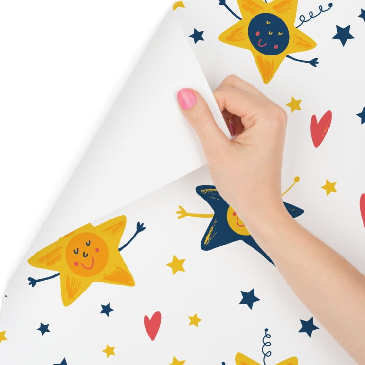 Tapeta Dla Dzieci – Gwiazdki I Serduszka