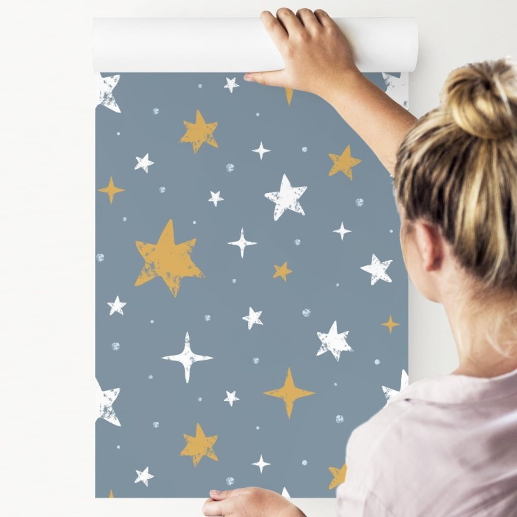 Tapeta Gwiazdki Z Kropkami W Tle