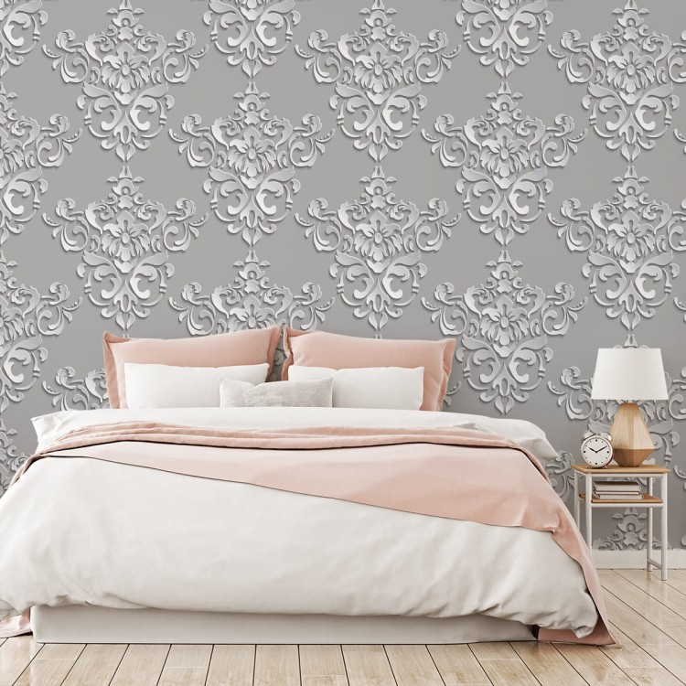 Tapeta Optyczna, Do Sypialni, Ornamenty, Efekt 3D