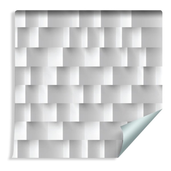 Tapeta Nowoczesny Wzór Geometryczny - Efekt 3D